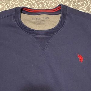 Polo crew neck sweater